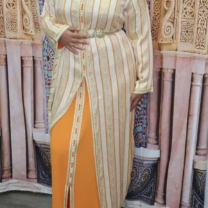 Caftan Marocain deux pièces Takchita 1