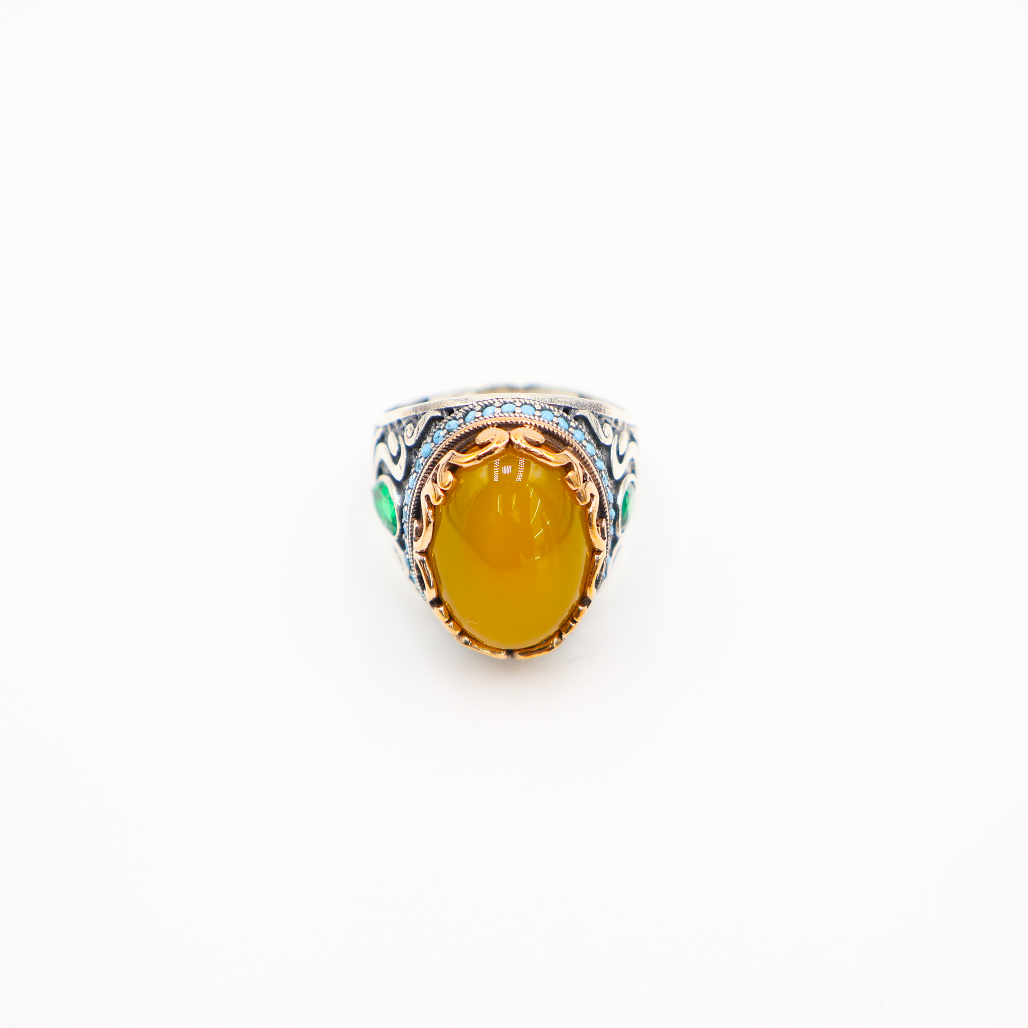 Bague Agate yemani Naturelle – Image 4