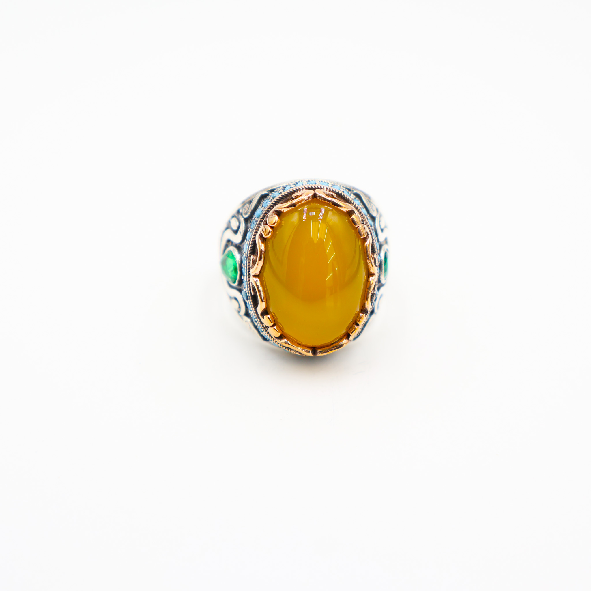 Bague Agate yemani Naturelle