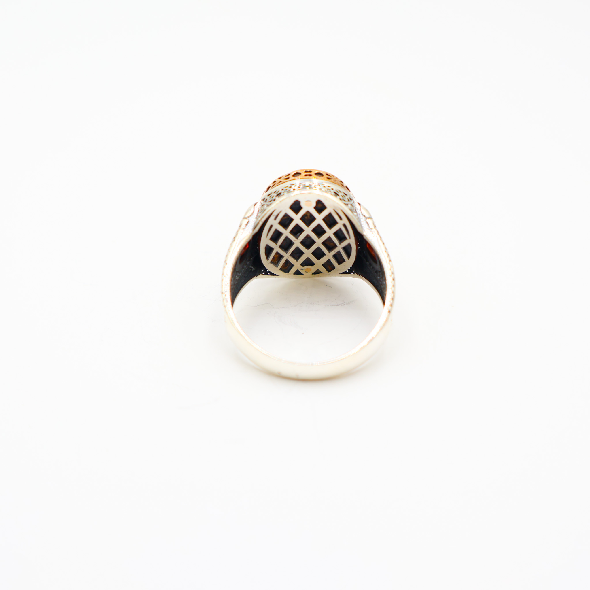 Bague en argent 925 Pierre œil du Tigre – Image 6