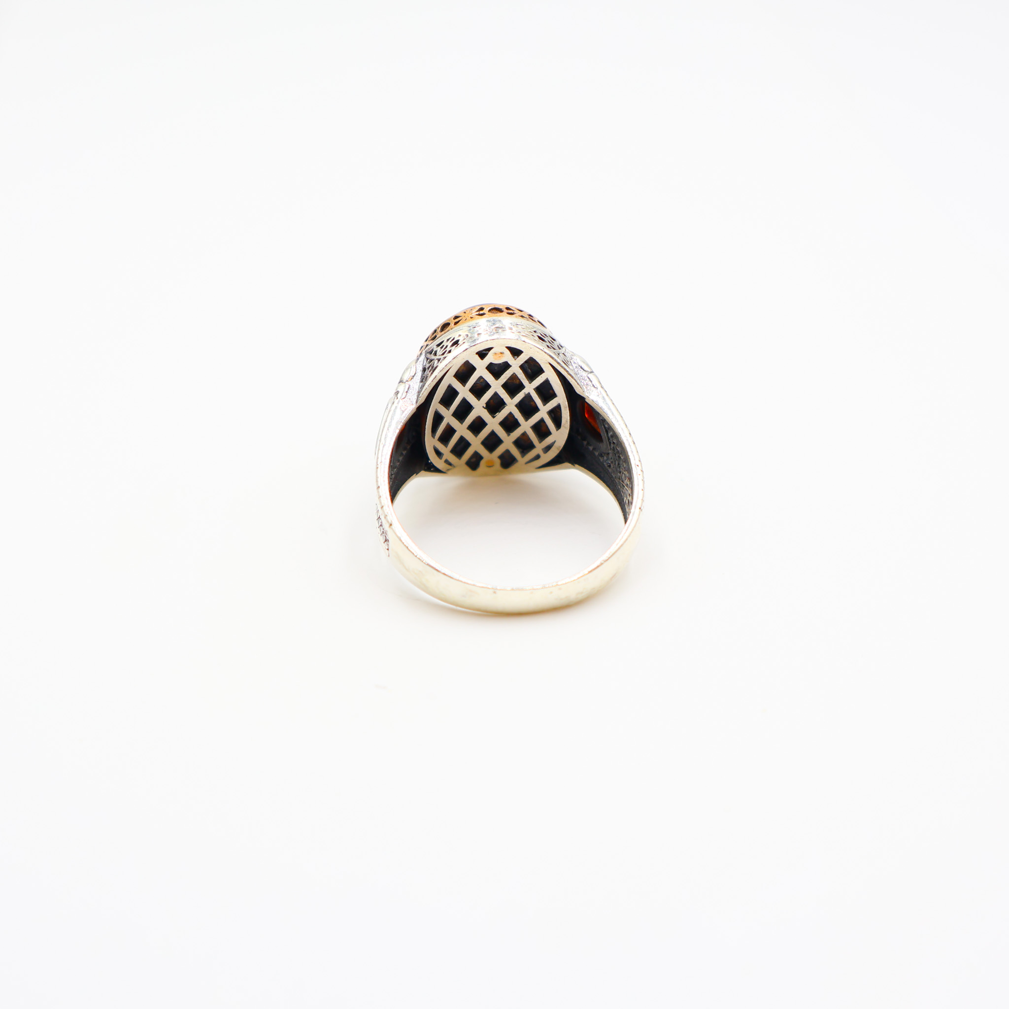 Bague homme avec pierre d’Agate naturelle – Image 3