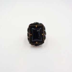 Bague en argent 925 Pierre Onyx