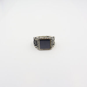 Bague en argent 925 Pierre Onyx