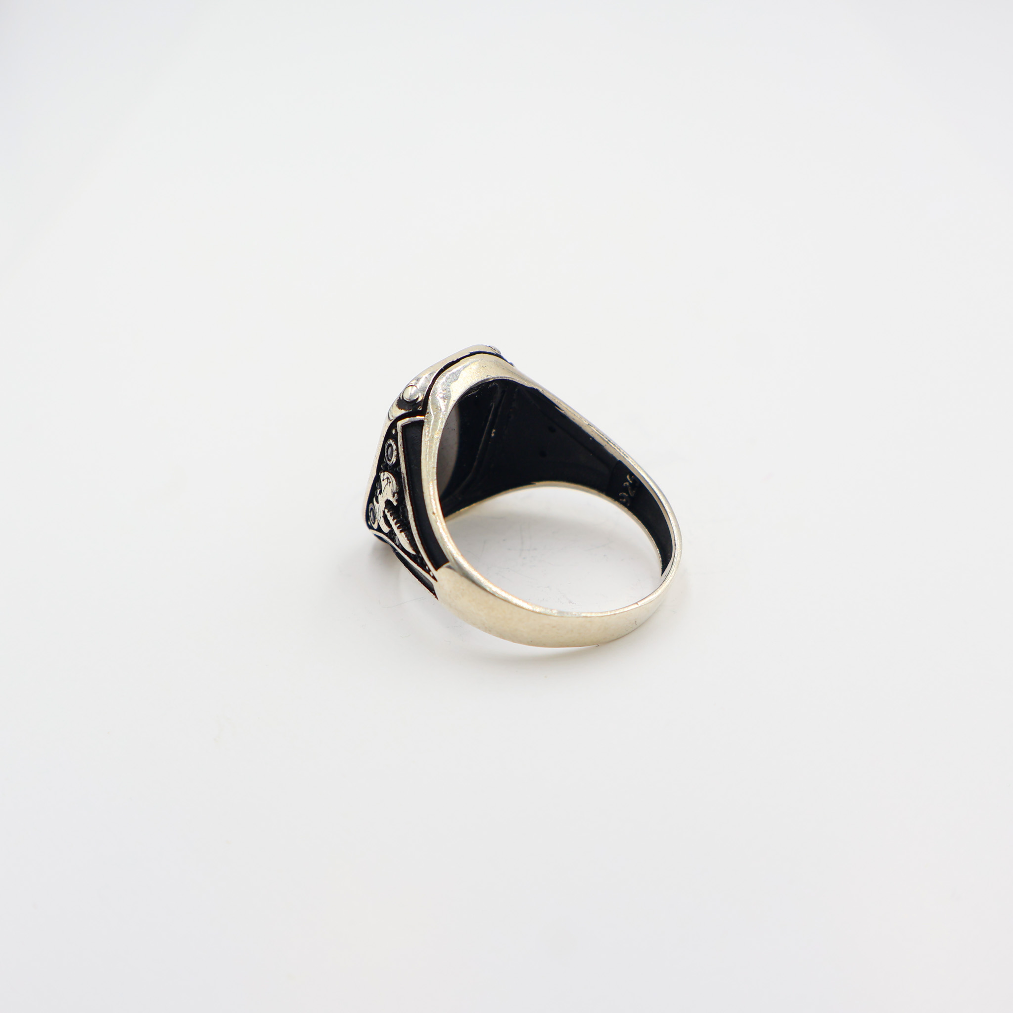 Bague en argent 925 Pierre Onyx – Image 4