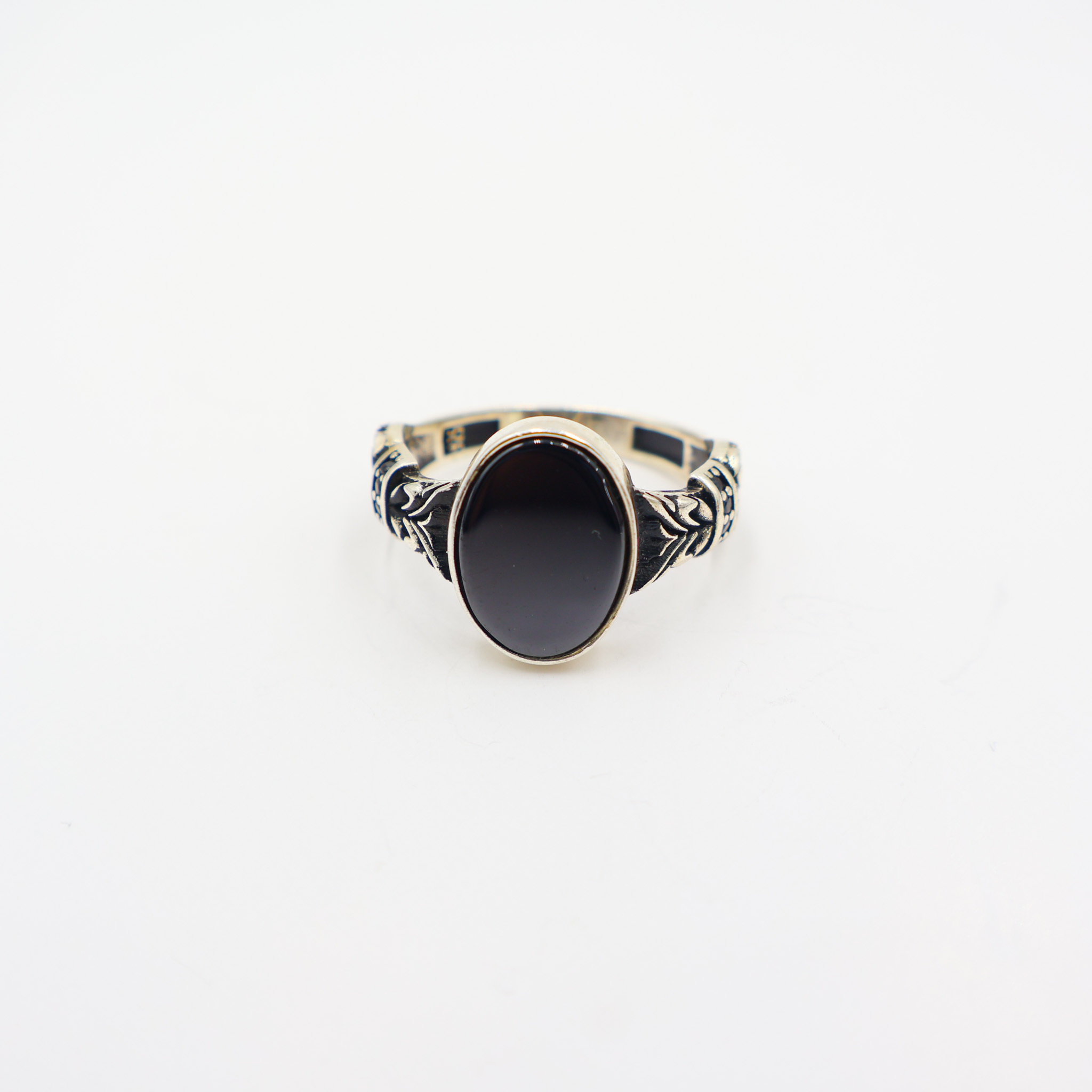 Bague en argent 925 Pierre Onyx