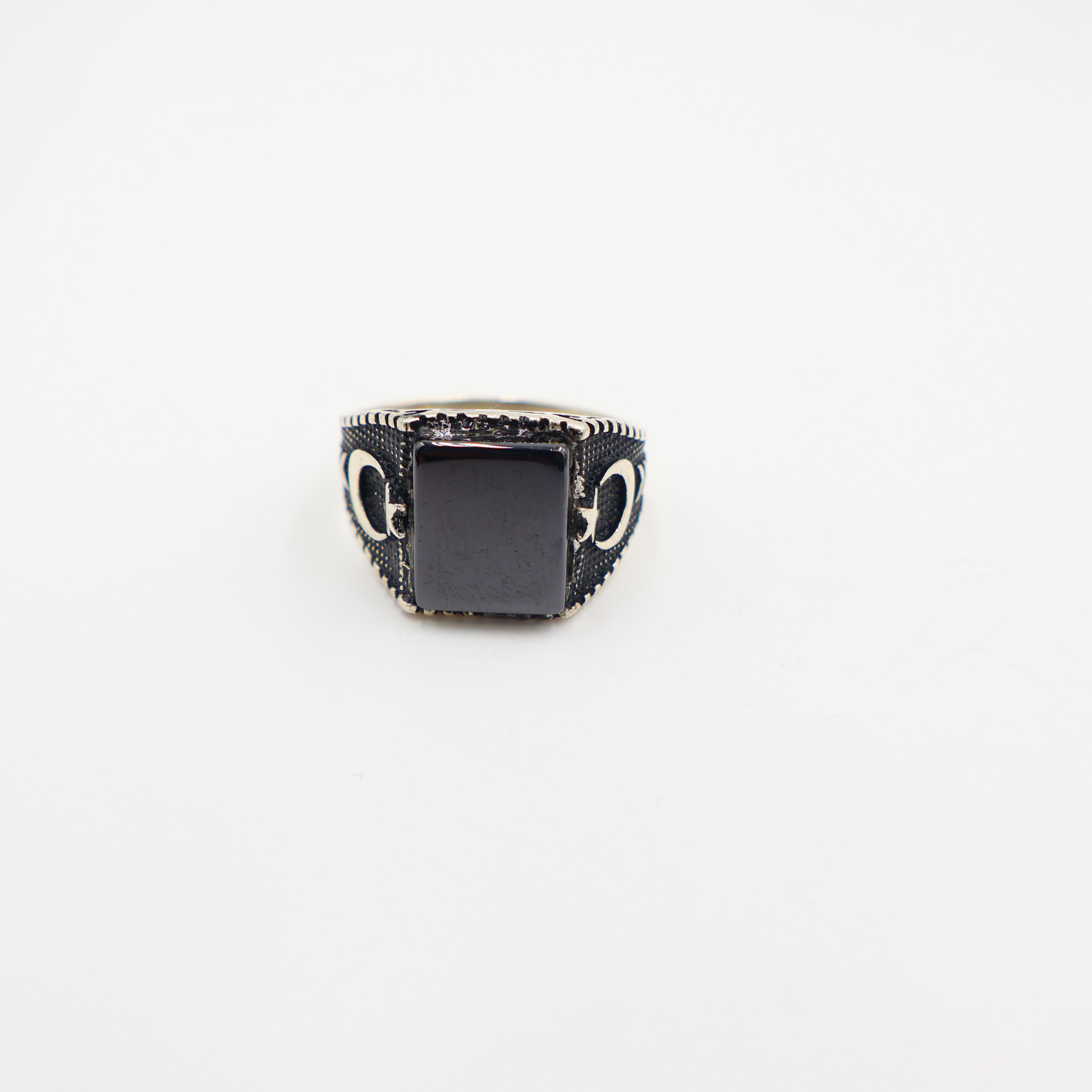 Bague en argent 925 Pierre Onyx