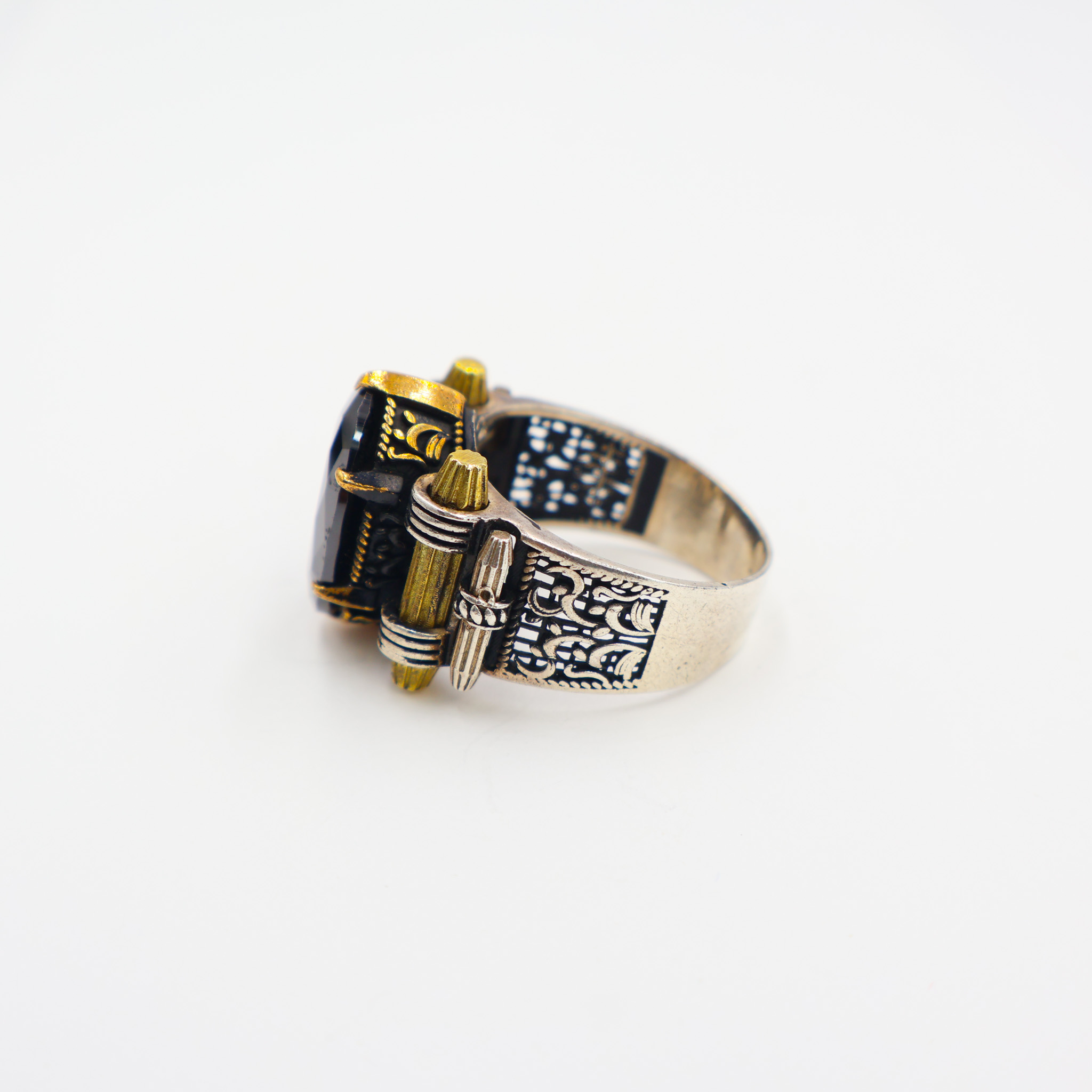 Bague en Argent 925 Pierre Onyx – Image 2