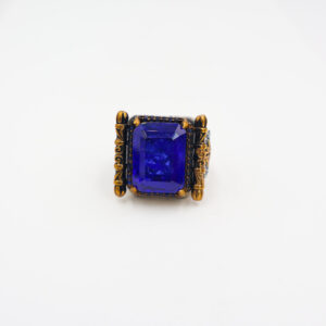 Bague en Argent 925 Pierre Bleu