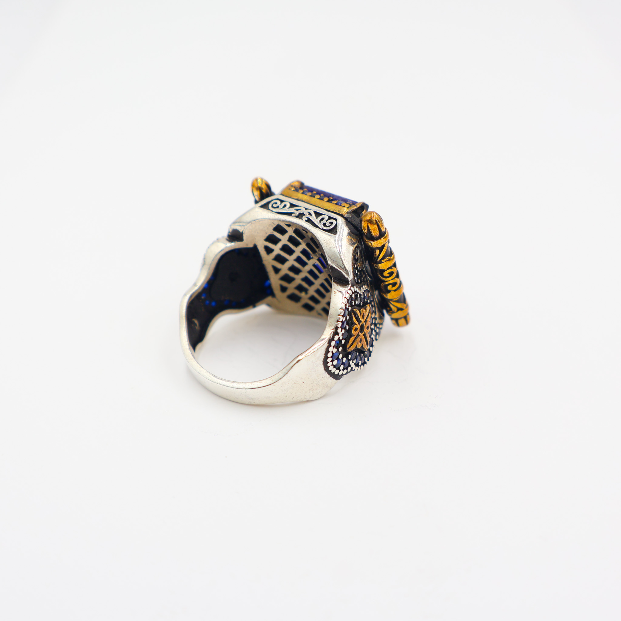 Bague en Argent 925 Pierre Bleu – Image 3