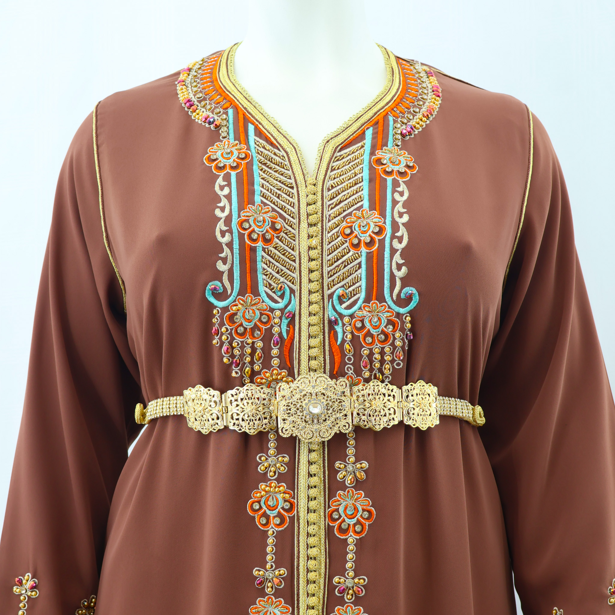 Caftan Doublé perlé a main – Image 3