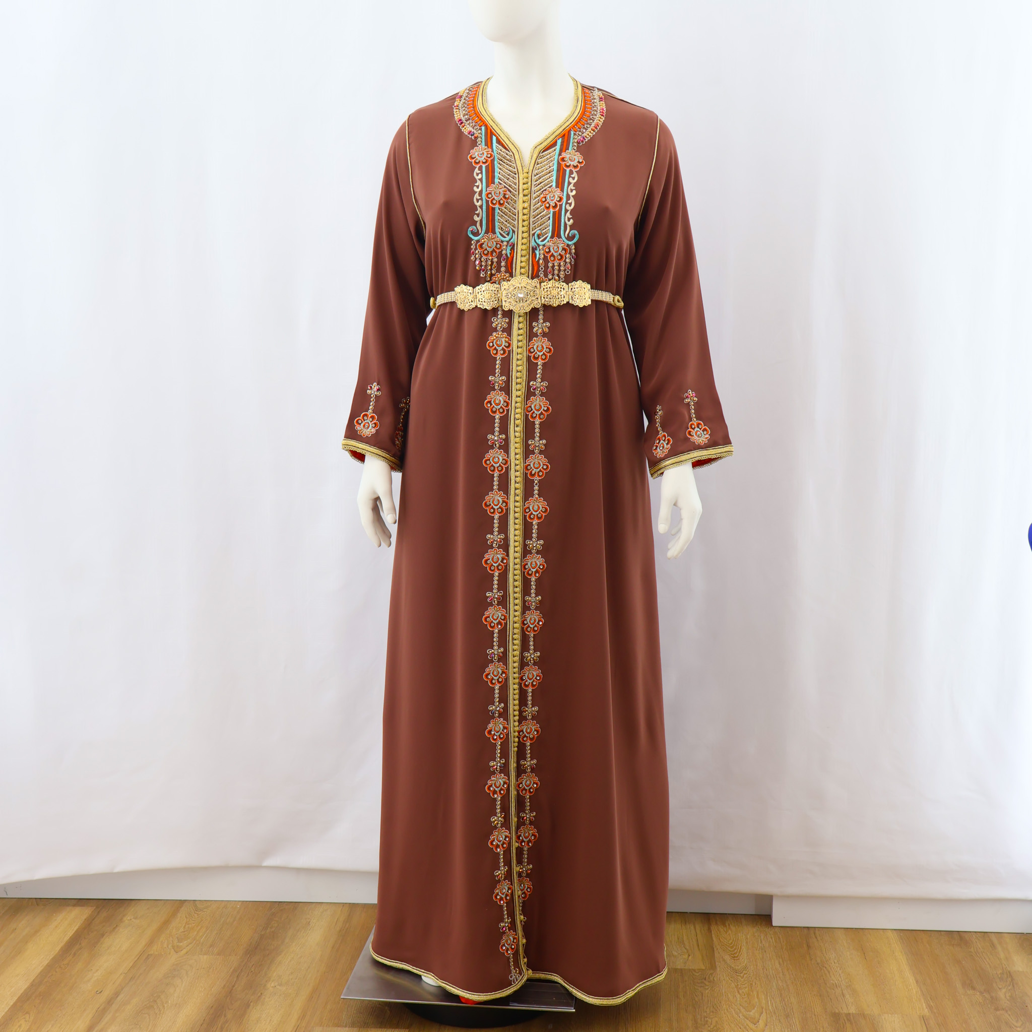 Caftan Doublé perlé a main