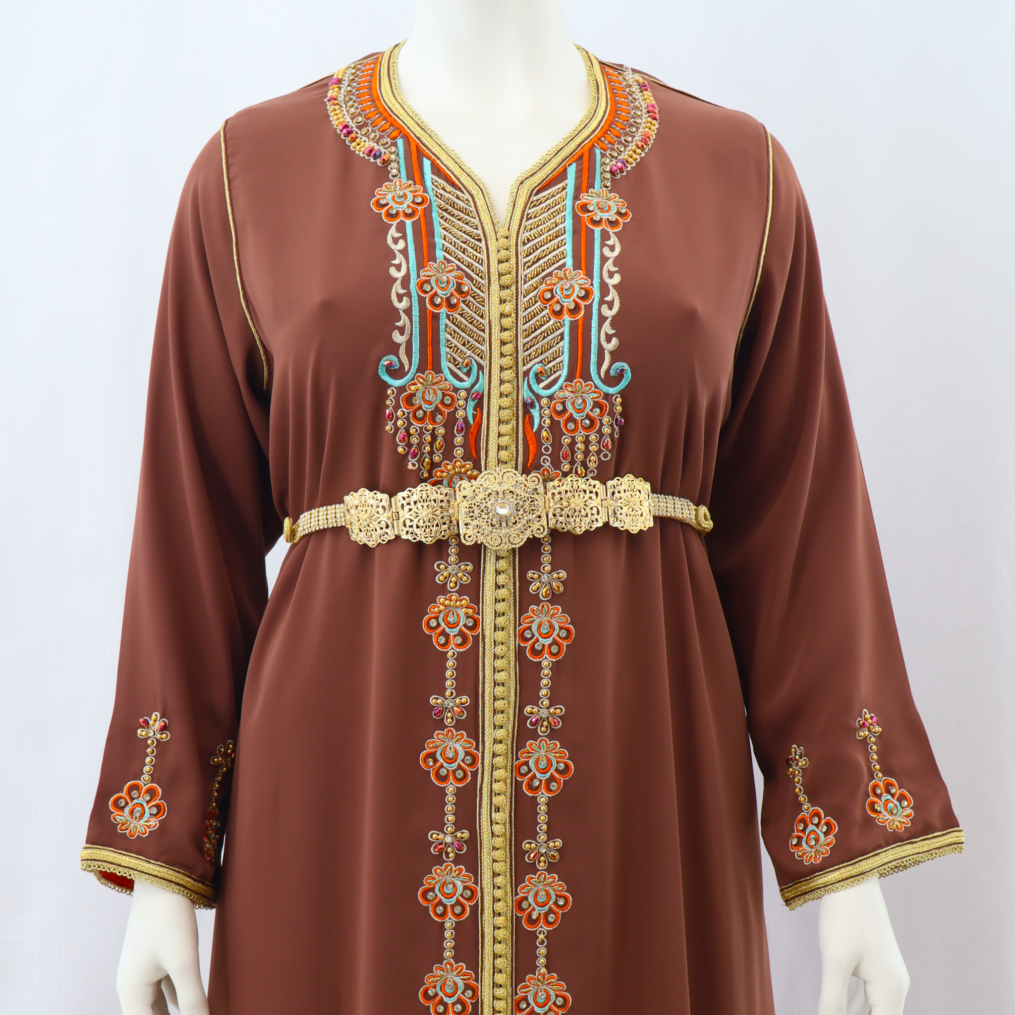 Caftan Doublé perlé a main – Image 5