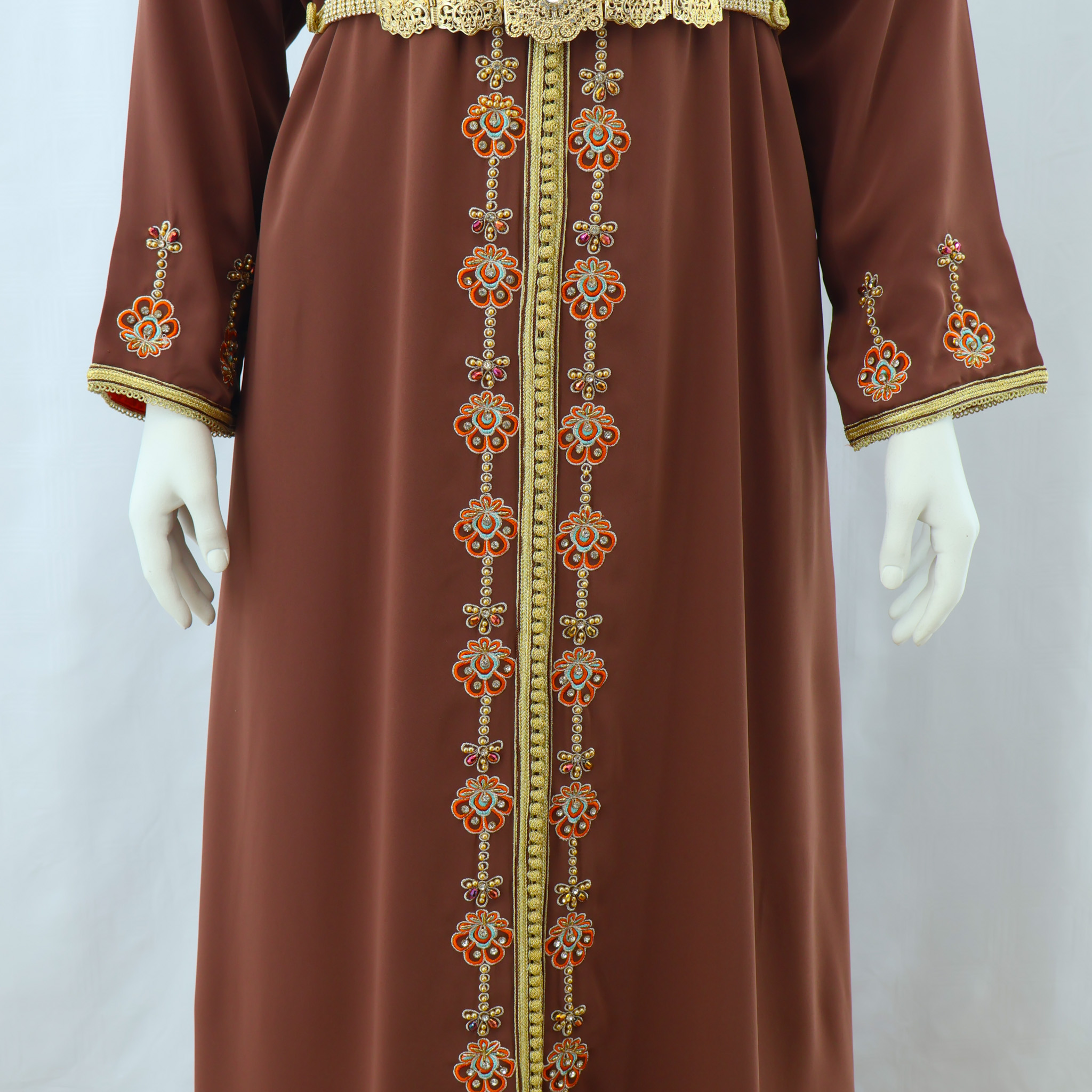 Caftan Doublé perlé a main – Image 6