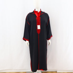 Jellaba deux pièces en crêpe