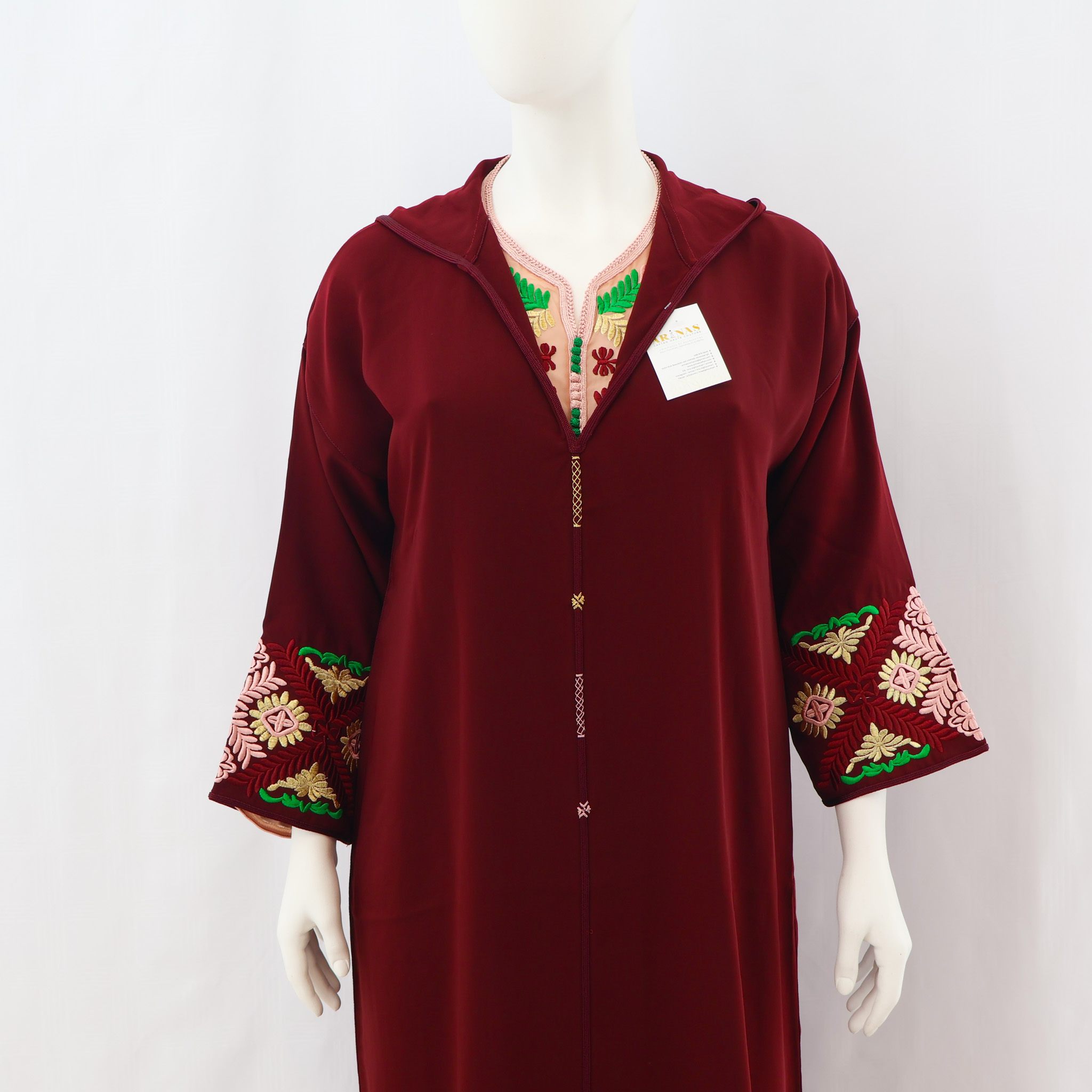 Jellaba deux pièces en crepe