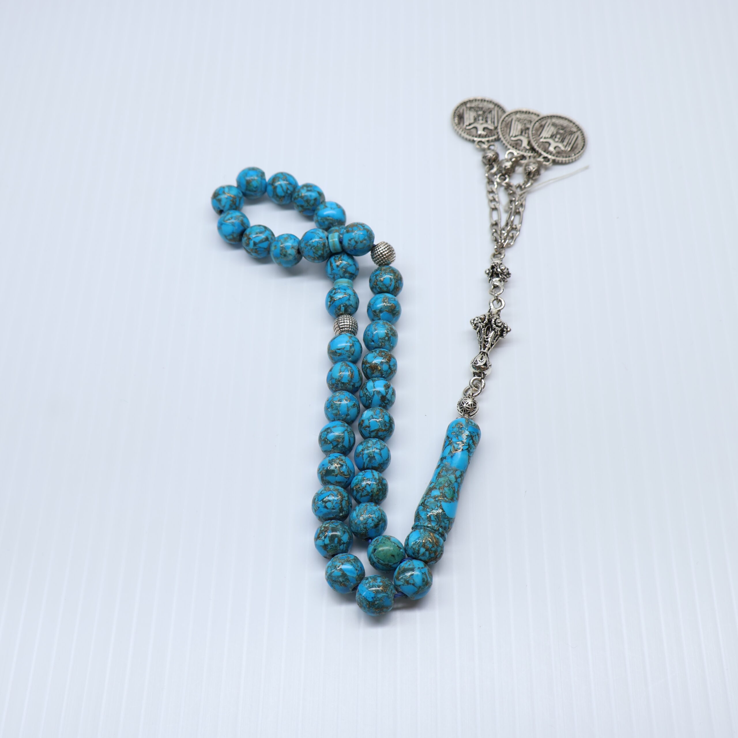 chapelet turquoise