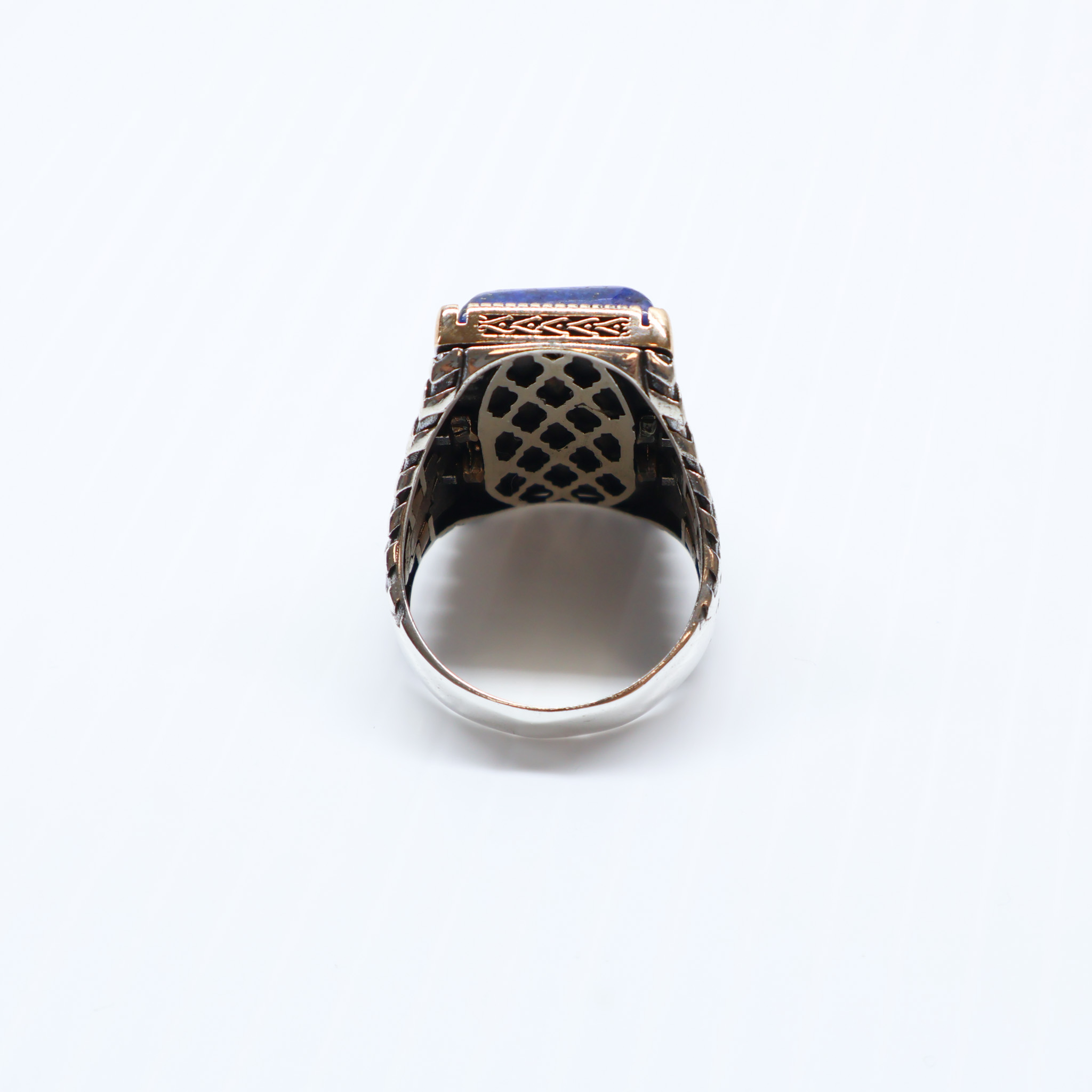 Bague en argent 925 Pierre lapis-lazuli – Image 3