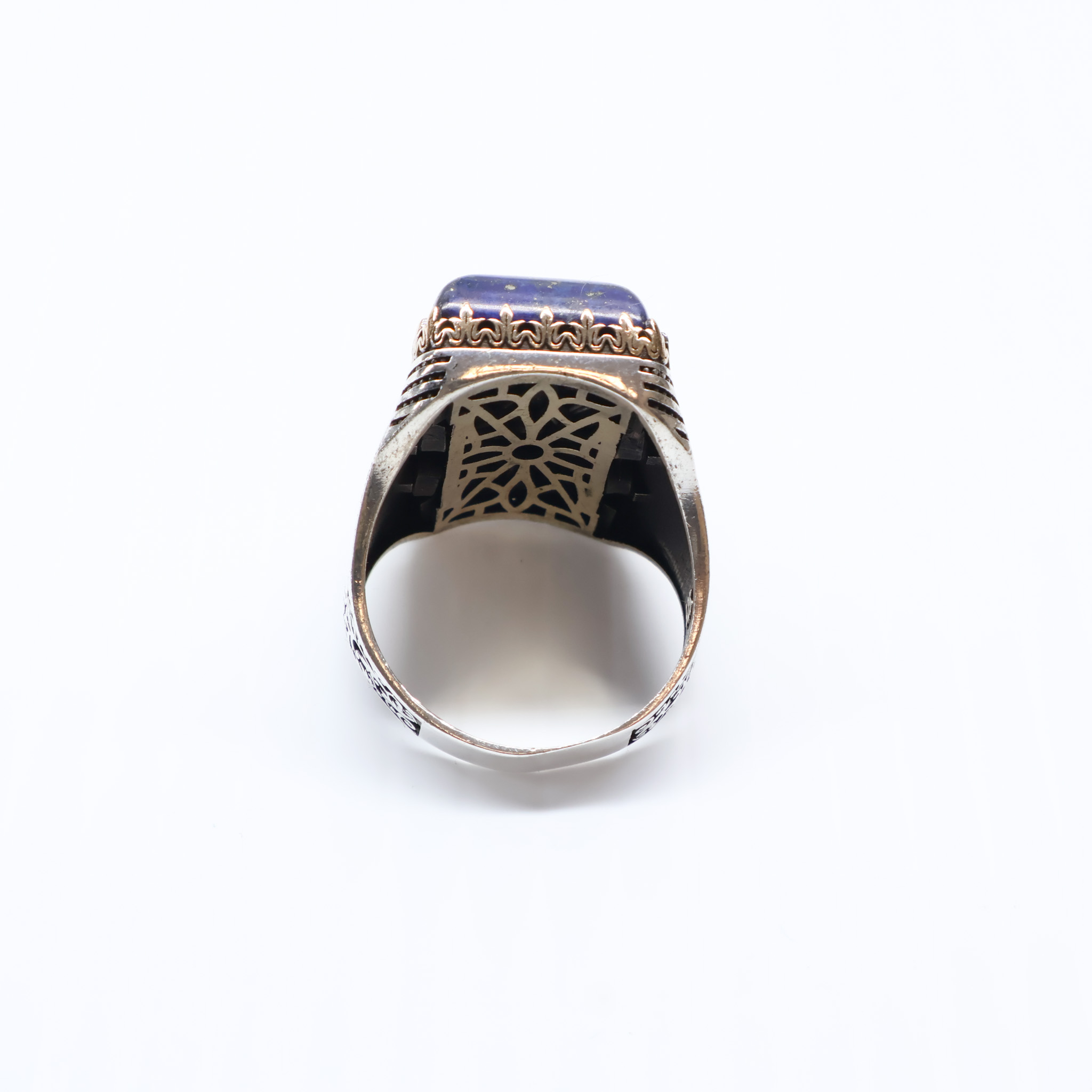 Bague en argent 925 Pierre lapis-lazuli – Image 5