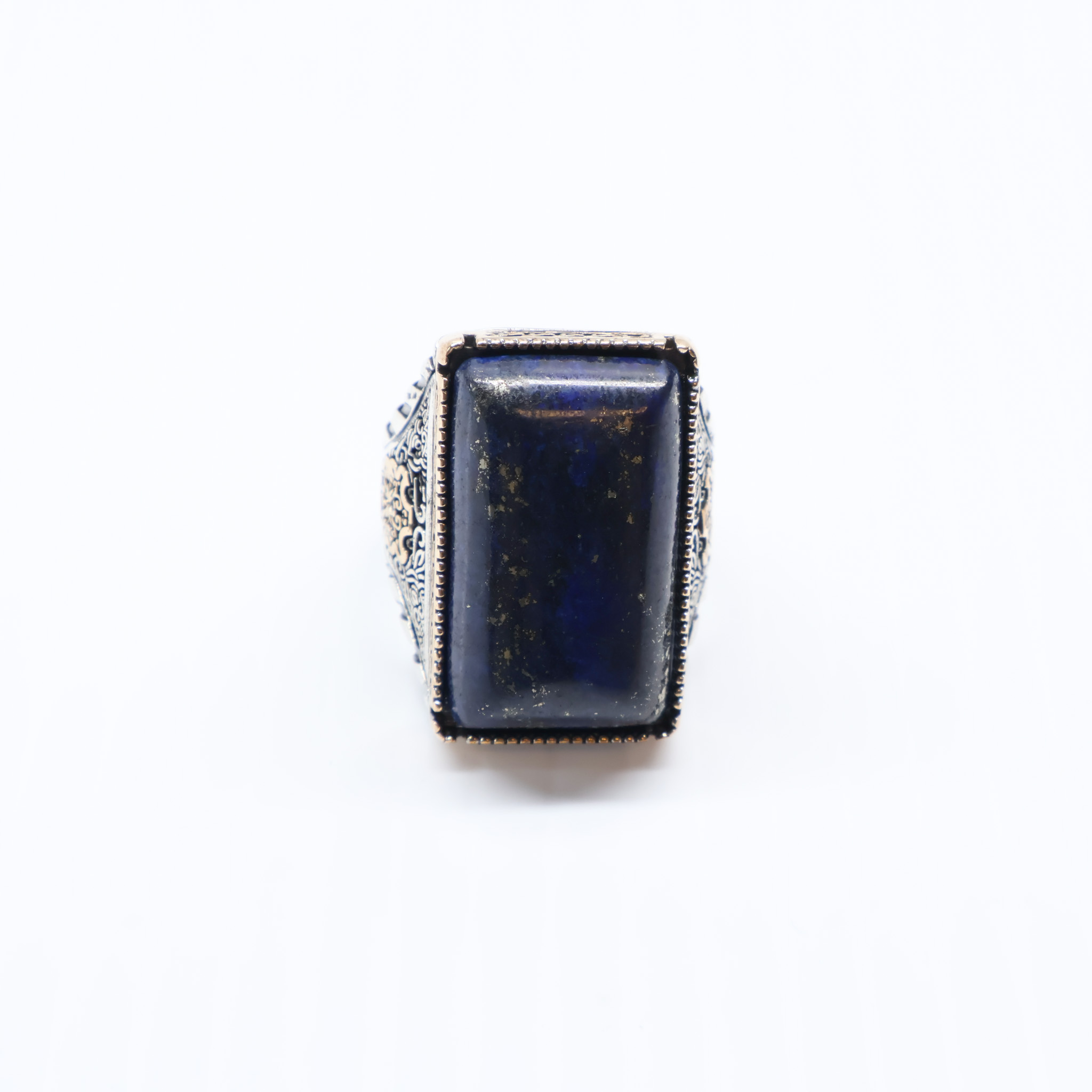 Bague en argent 925 Pierre lapis-lazuli – Image 8