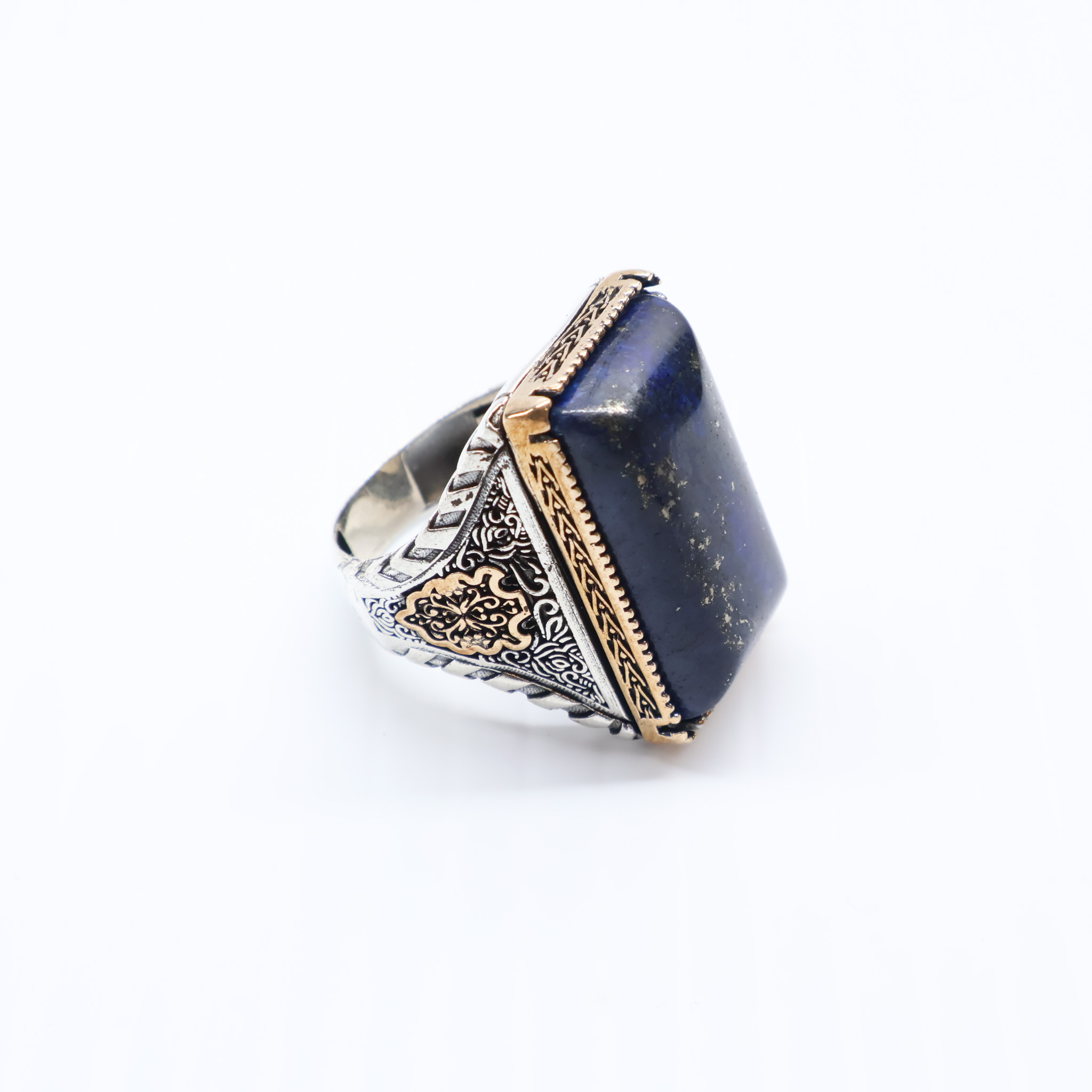 Bague en argent 925 Pierre lapis-lazuli – Image 9