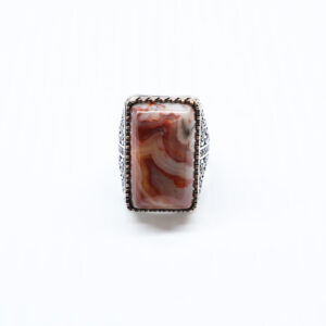 Bague en argent 925 pierre Jaspe