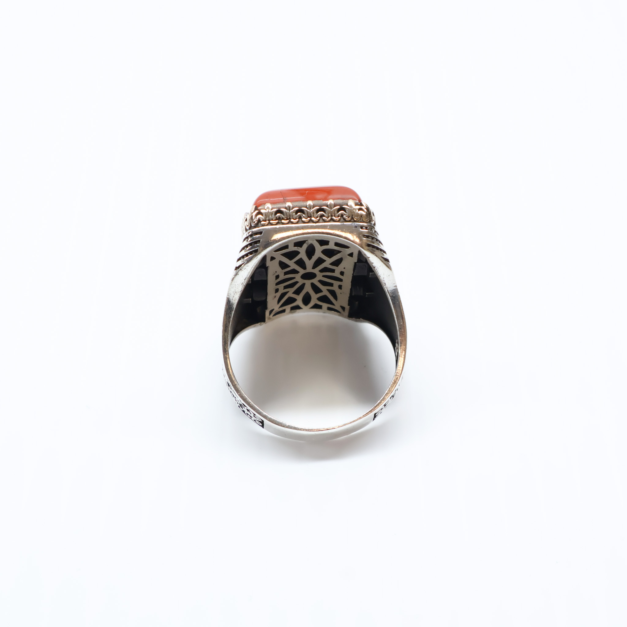 Bague en argent 925 Pierre Jaspe Rouge – Image 6