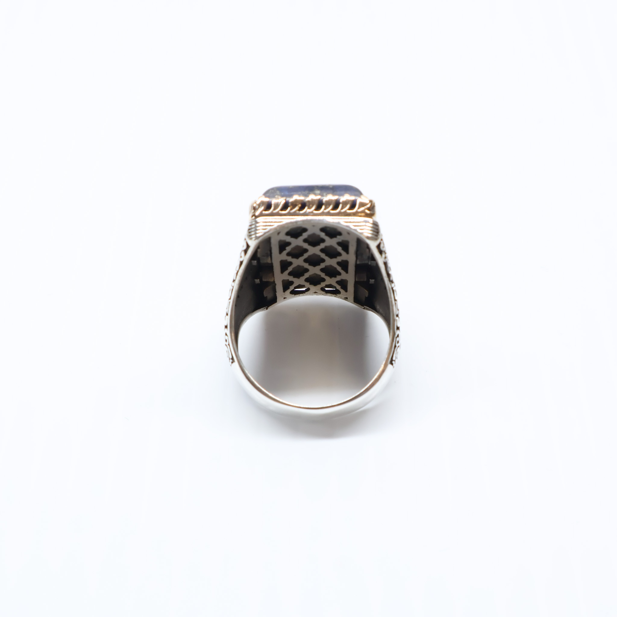 Bague en argent 925 Pierre lapis-lazuli – Image 5