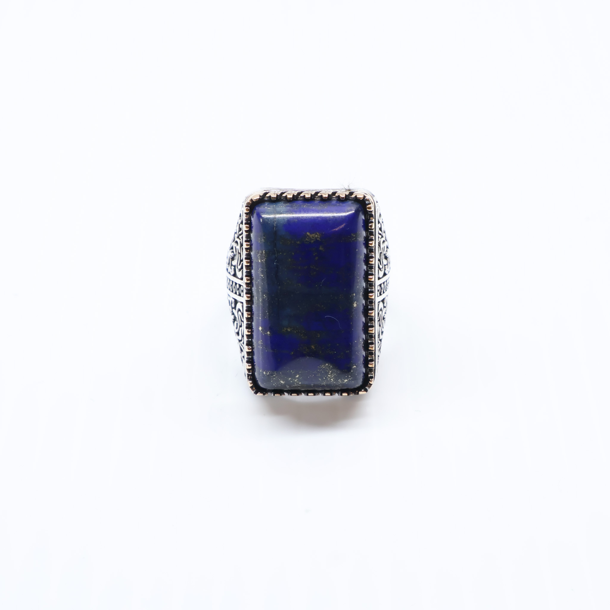 Bague en argent 925 Pierre lapis-lazuli