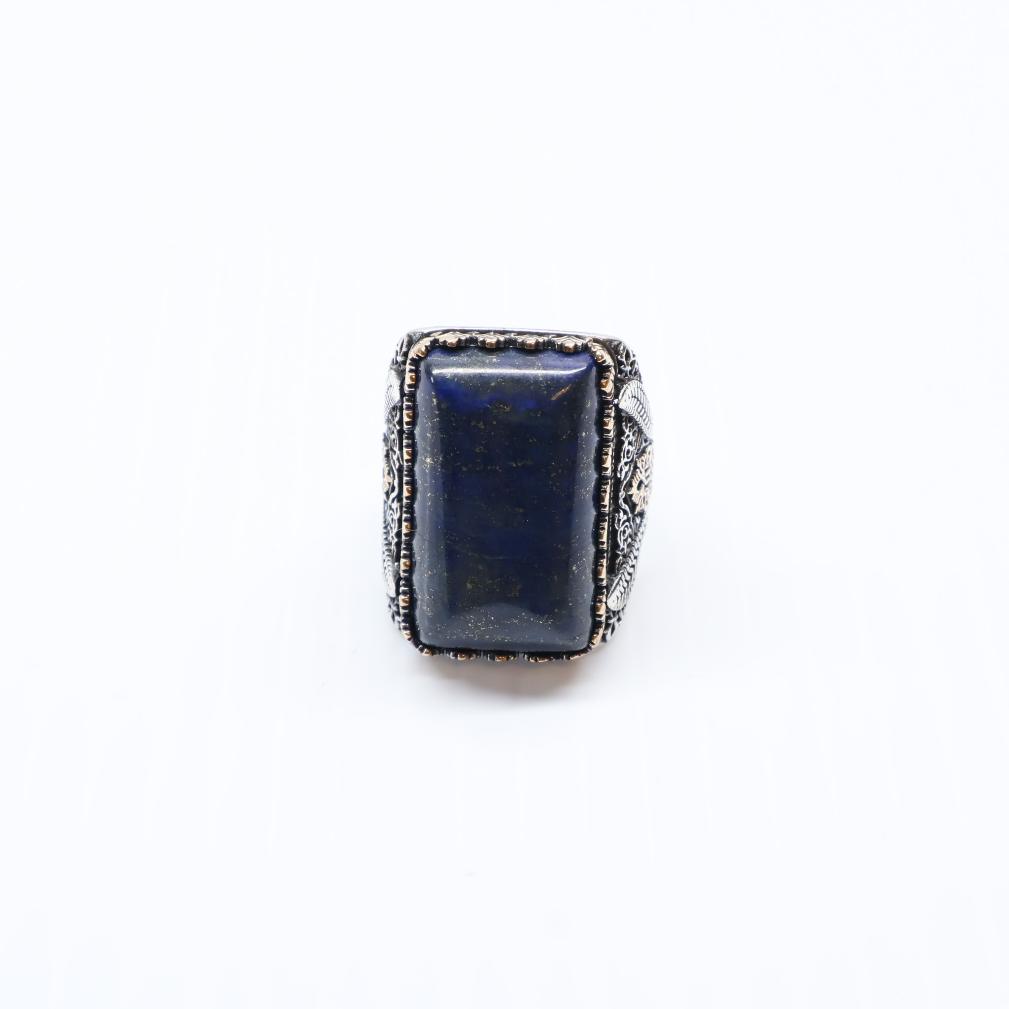 Bague en argent 925 Pierre lapis-lazuli