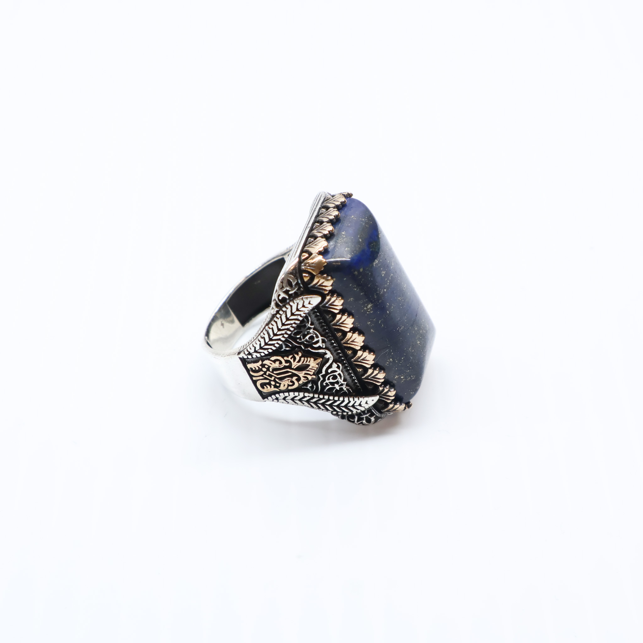 Bague en argent 925 Pierre lapis-lazuli – Image 3