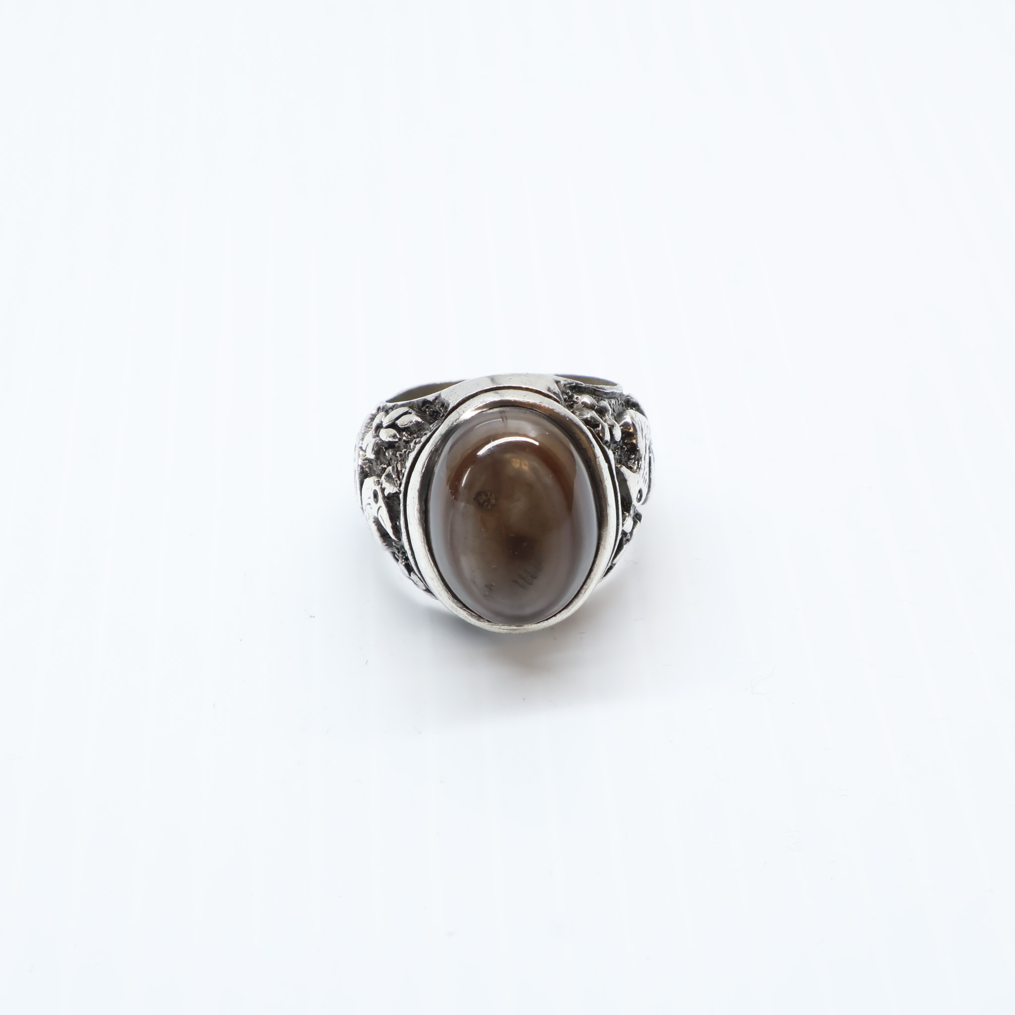Bague en argent 925 Agate Suleyman