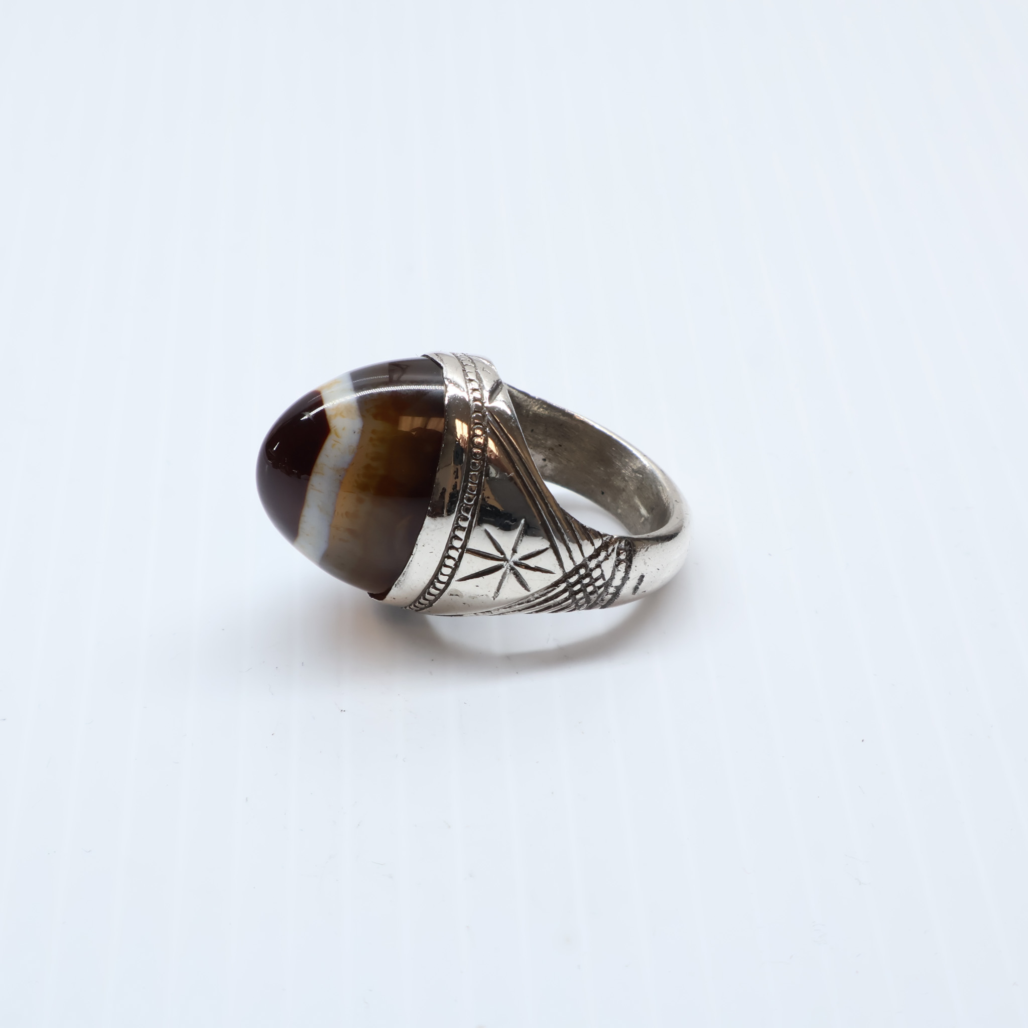 Bague en Argent 925 Pierre Agete Yemani Sulaimani – Image 3