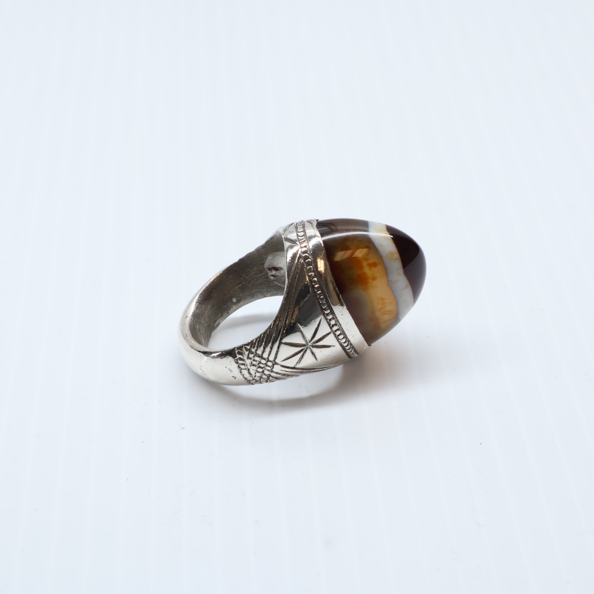 Bague en Argent 925 Pierre Agete Yemani Sulaimani – Image 4