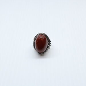 Bague en Argent 925 agate yemani