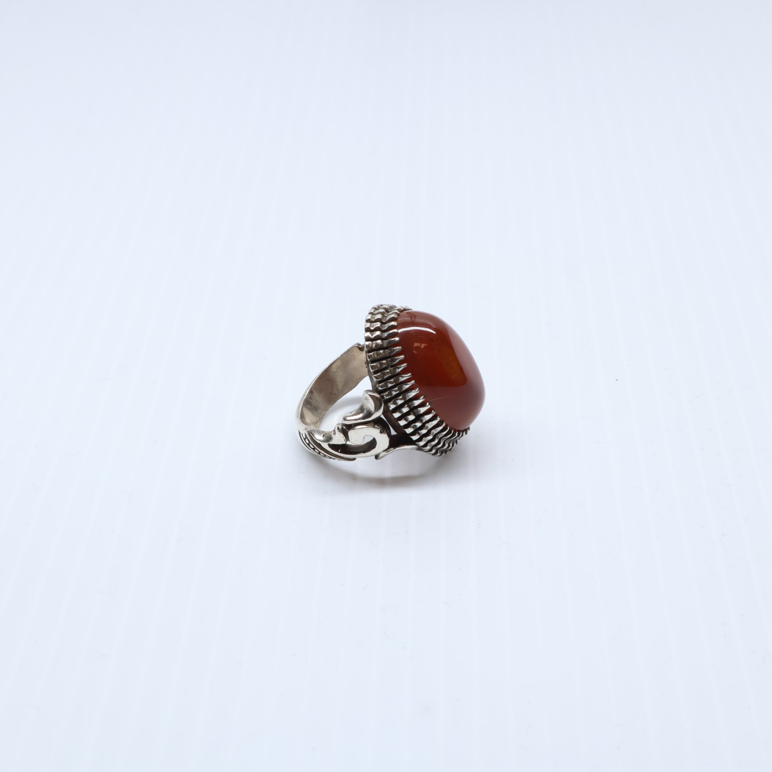 Bague en Argent 925 agate yemani – Image 2