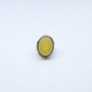 Bague en Argent 925 agate yemani