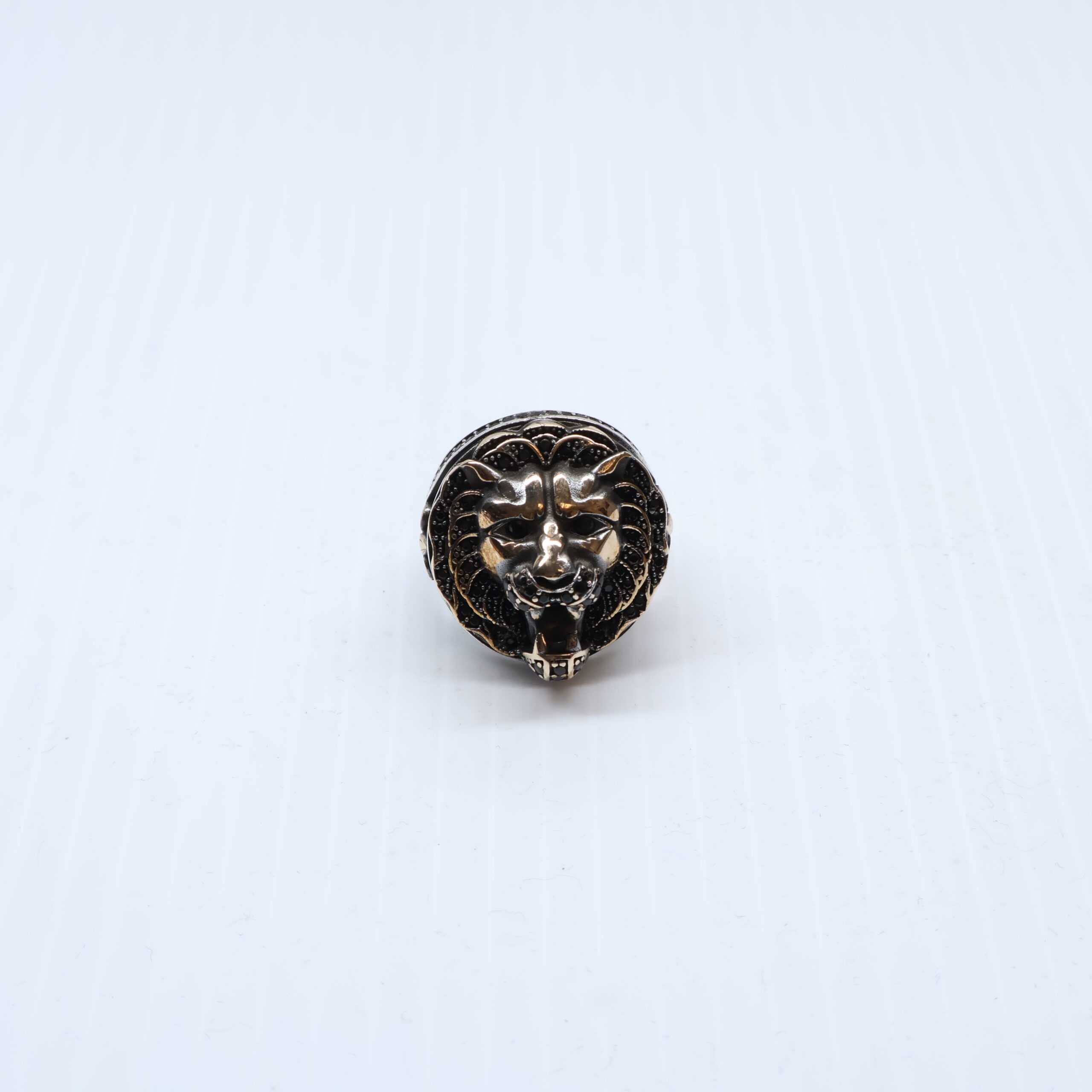 Bague en Argent 925 tête de lion