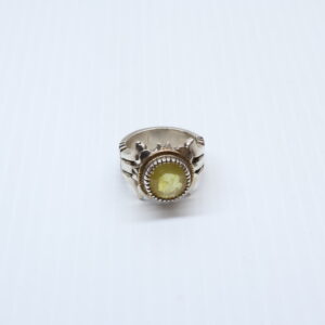Bague en Argent 925 Pierre Citrine