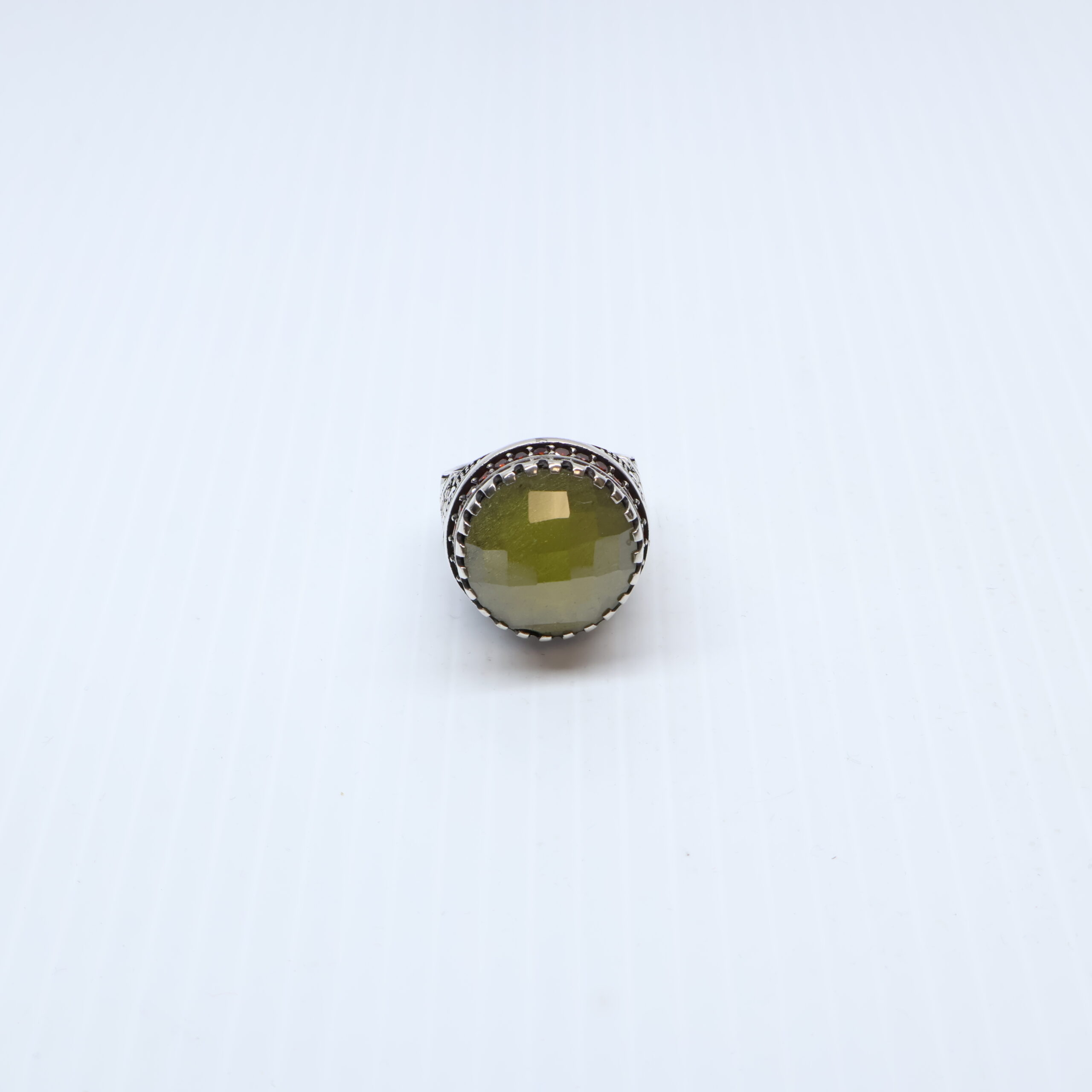 Bague en Argent 925 Pierre Jade