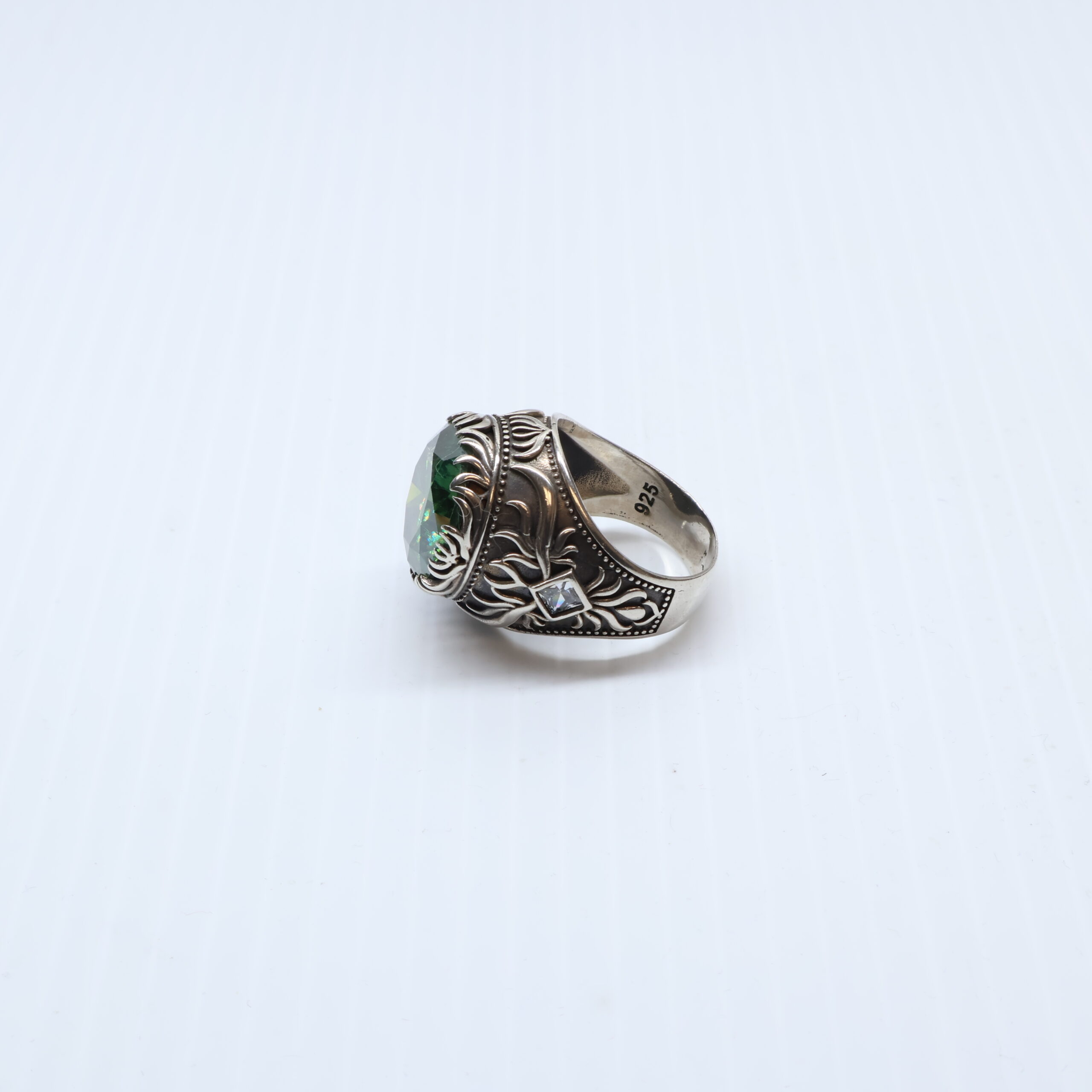 Bague en Argent 925 Pierre Moissanite – Image 3