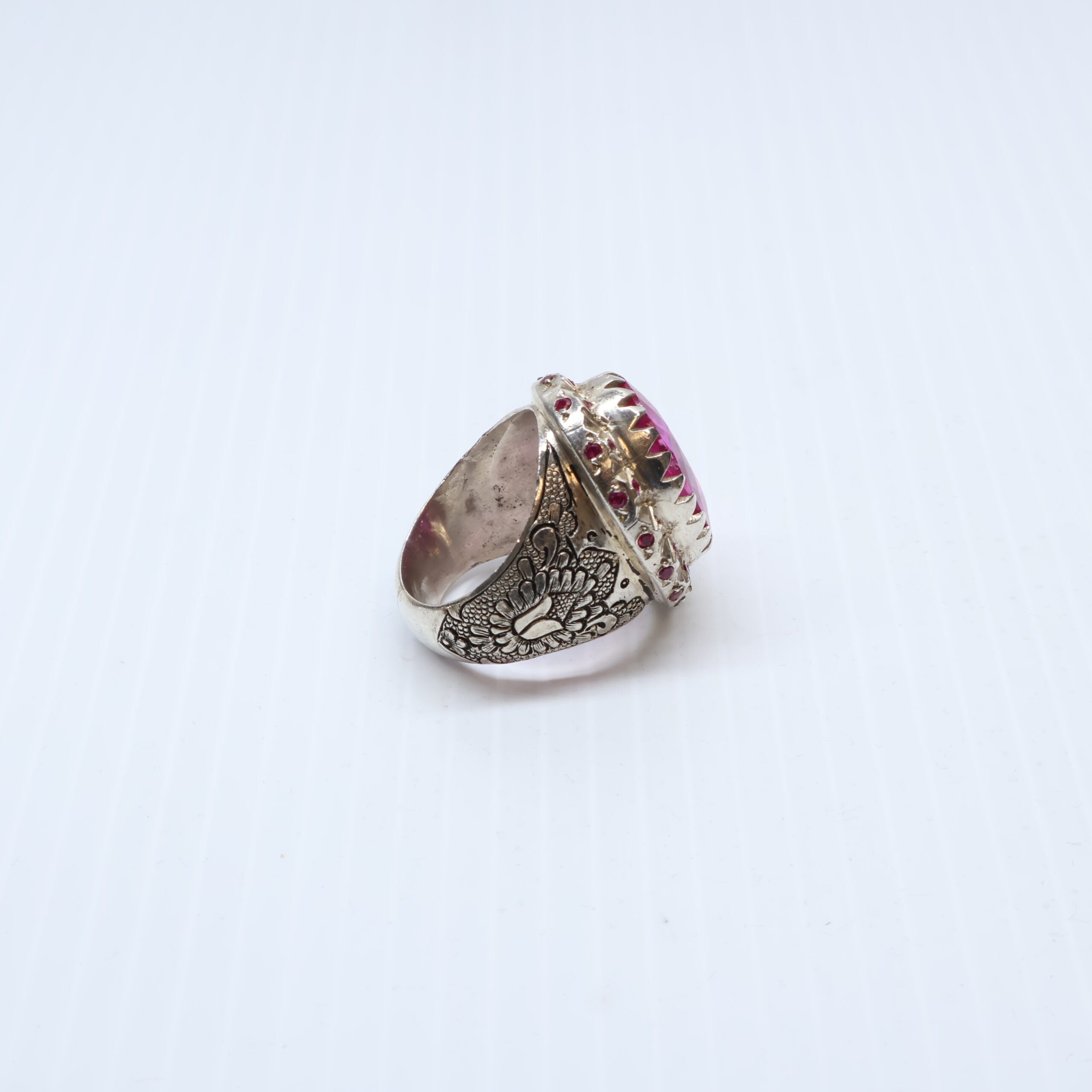 Bague en Argent 925 Pierre Rubis – Image 2