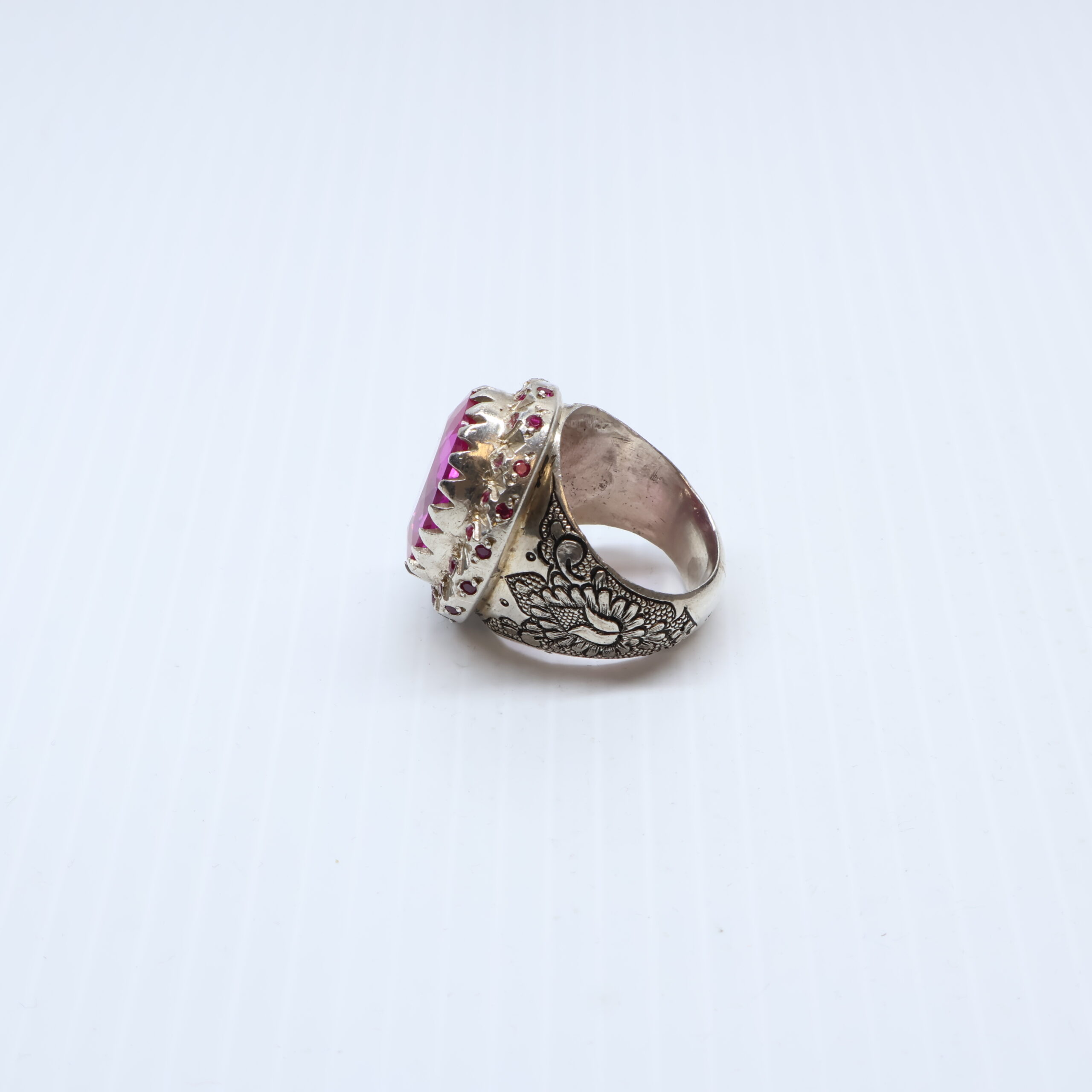 Bague en Argent 925 Pierre Rubis – Image 3